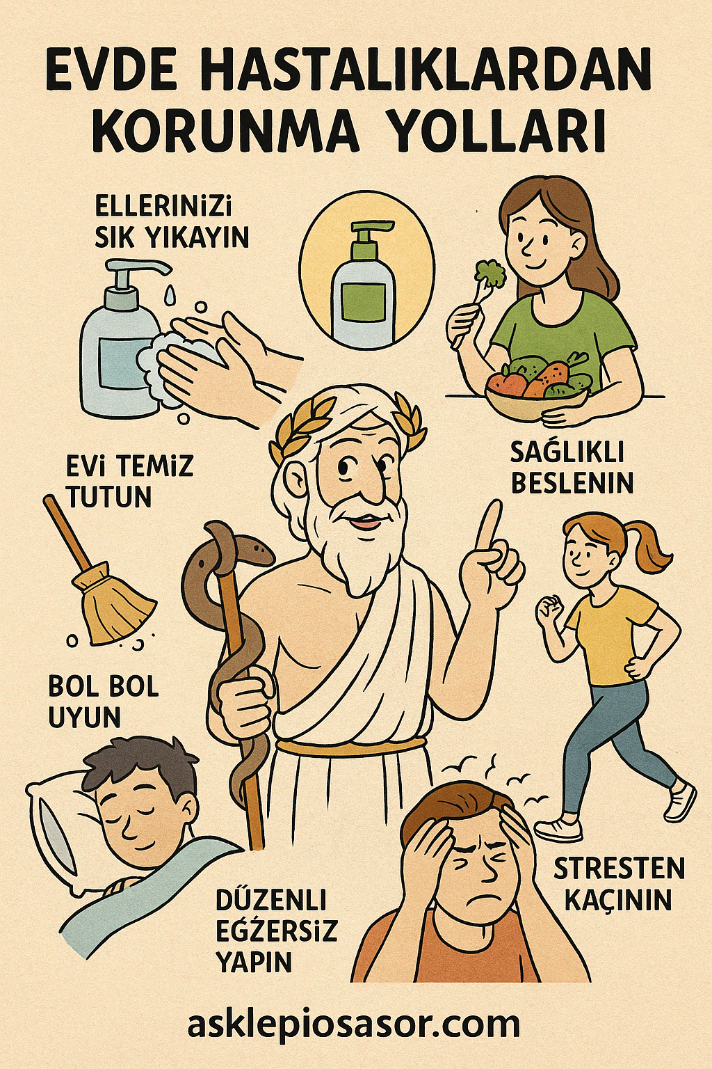 Evde hastalıklardan korunma yolları - asklepios
