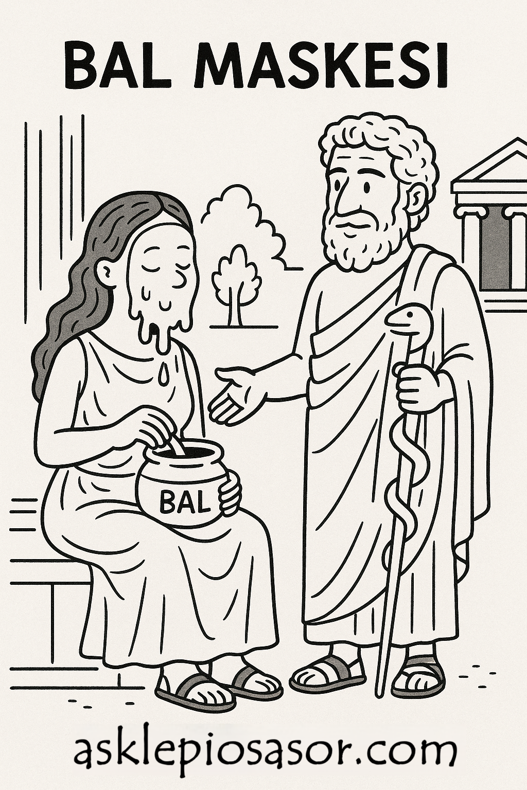 bal maskesi asklepiosa sor