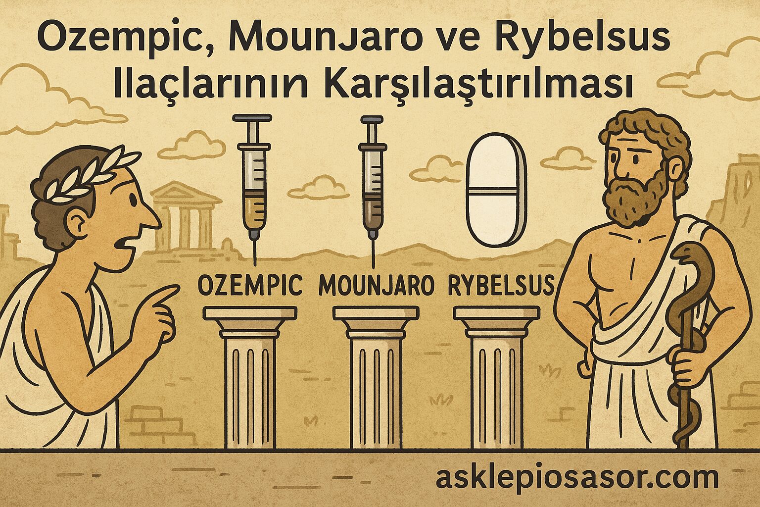 Ozempic, Mounjaro ve Rybelsus İlaçlarının Karşılaştırılması asklepiosa sor